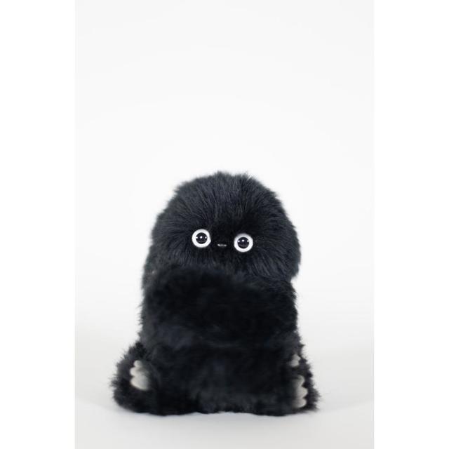 mirumi_Black ちら見するチャームロボット「みるみ」ブラック