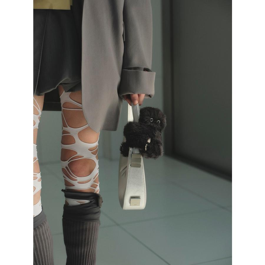 mirumi_Black ちら見するチャームロボット「みるみ」ブラック