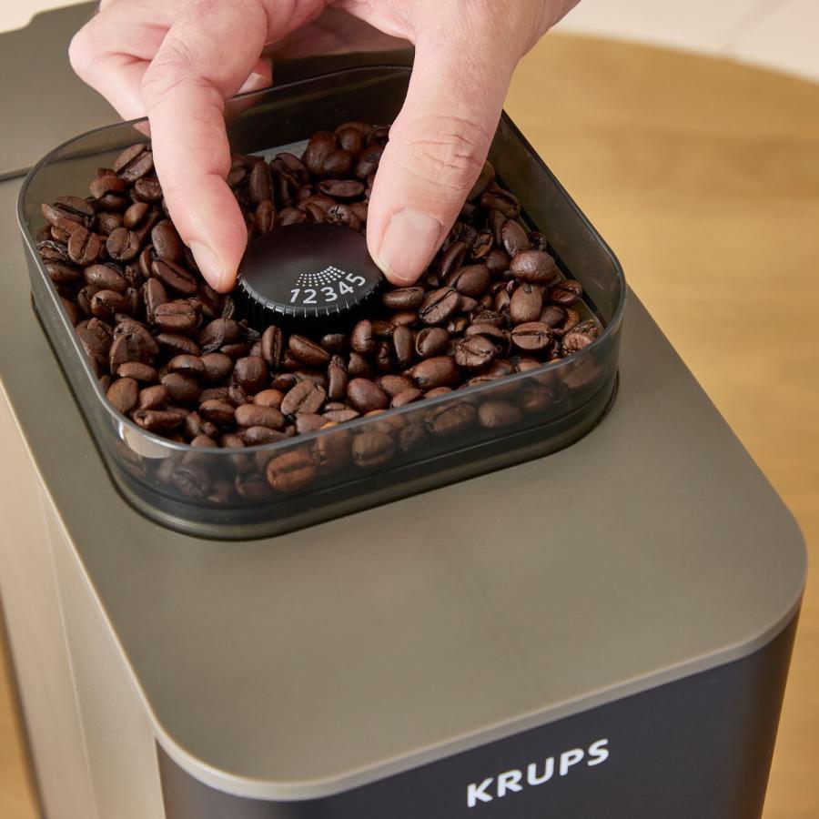 KRUPS by T-fal COFFEE CRUSH EXPERIENCE コーヒークラッシュエクスペリエンス 全自動コーヒーマシン