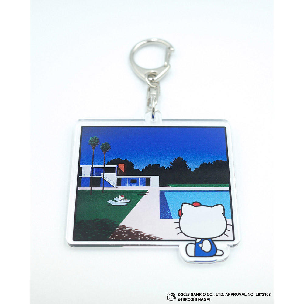 HIROSHI NAGAI(永井博) × HELLO KITTY（ハローキティ） KEY HOLDER  / KTHN-AKS Untitled 3
