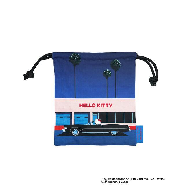 HIROSHI NAGAI(永井博) × HELLO KITTY（ハローキティ） DRAWSTRINGS BAG  / KTHN-DB Untitled 1