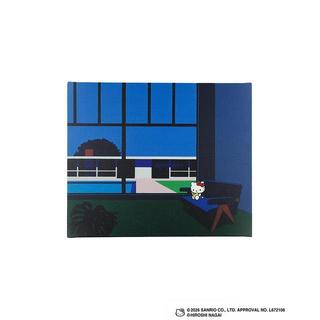 HIROSHI NAGAI(永井博) × HELLO KITTY（ハローキティ） PRINT CANVAS  / KTHN-CP Untitled ４