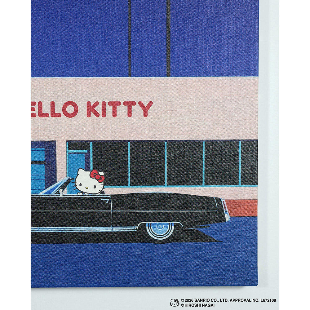 HIROSHI NAGAI(永井博) × HELLO KITTY（ハローキティ） PRINT CANVAS  / KTHN-CP Untitled 1