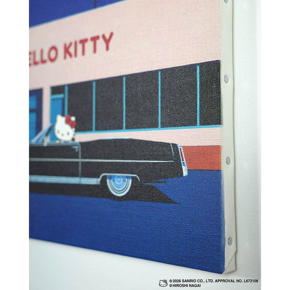HIROSHI NAGAI(永井博) × HELLO KITTY（ハローキティ） PRINT CANVAS  / KTHN-CP Untitled 1