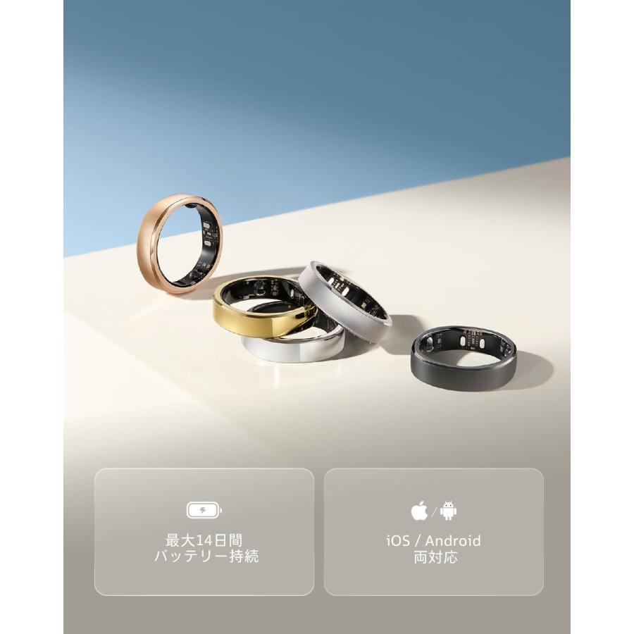 【受注発注品】RingConn Gen3（リンコン）スマートリング  BrushedSilver
