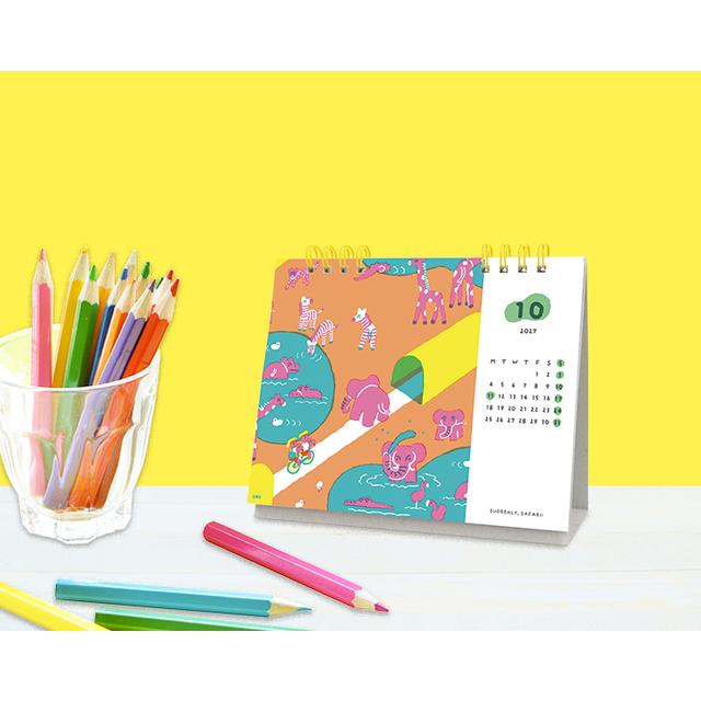 いといゆき　COLORS　2027年卓上カレンダー