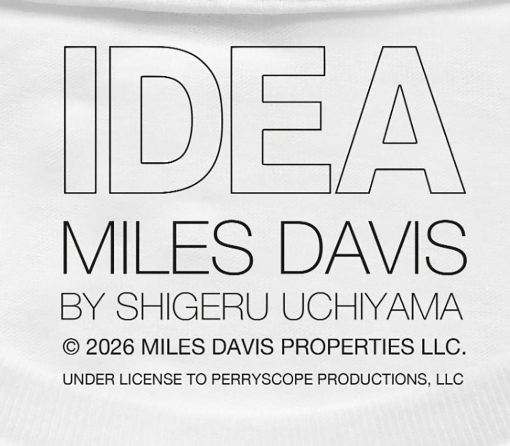 【予約／サイズの選択可】Miles Davis Red Trumpet T-Shirt マイルス・デイヴィス Tシャツ　※10月上旬の入荷を予定