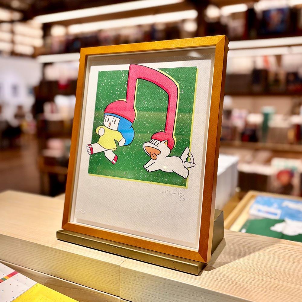 【直筆サイン＆エディションナンバー入り／マムアン】額装付きリソグラフ作品『Your are a part of my life』　マムアンちゃん　Mamuang