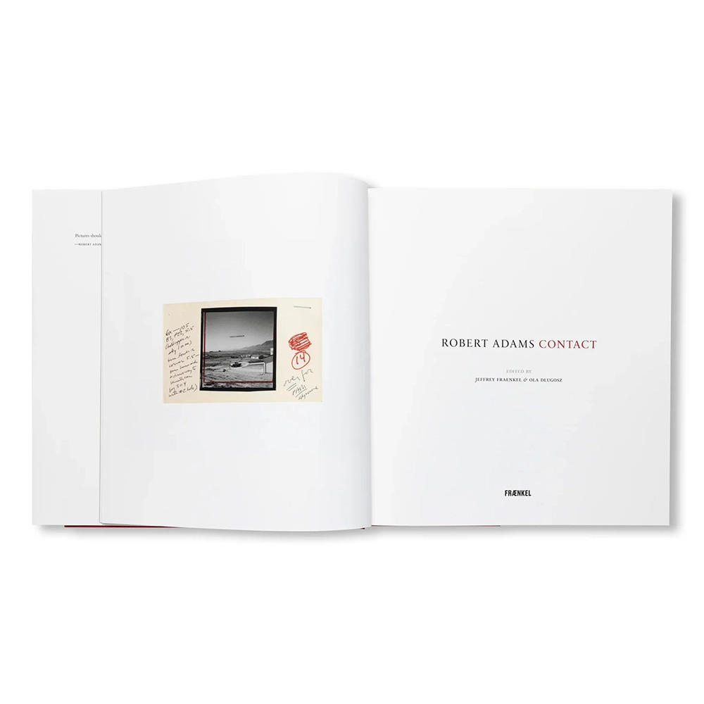 ROBERT ADAMS: CONTACT by Robert Adams（ロバート・アダムス）写真集