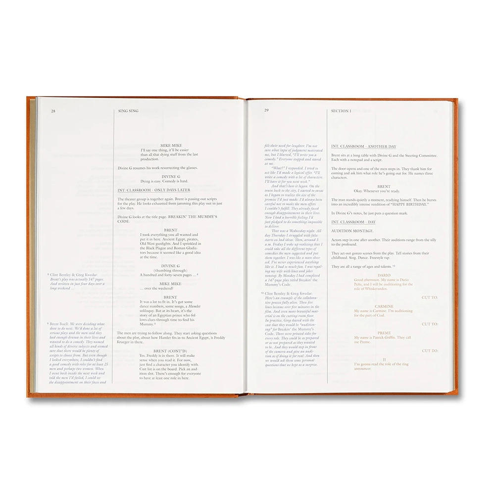 【A24】SING SING SCREENPLAY BOOK by Greg Kwedar（グレッグ・クウェダー）　作品集