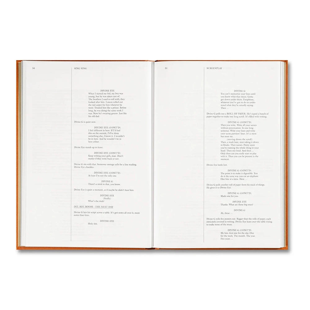 【A24】SING SING SCREENPLAY BOOK by Greg Kwedar（グレッグ・クウェダー）　作品集