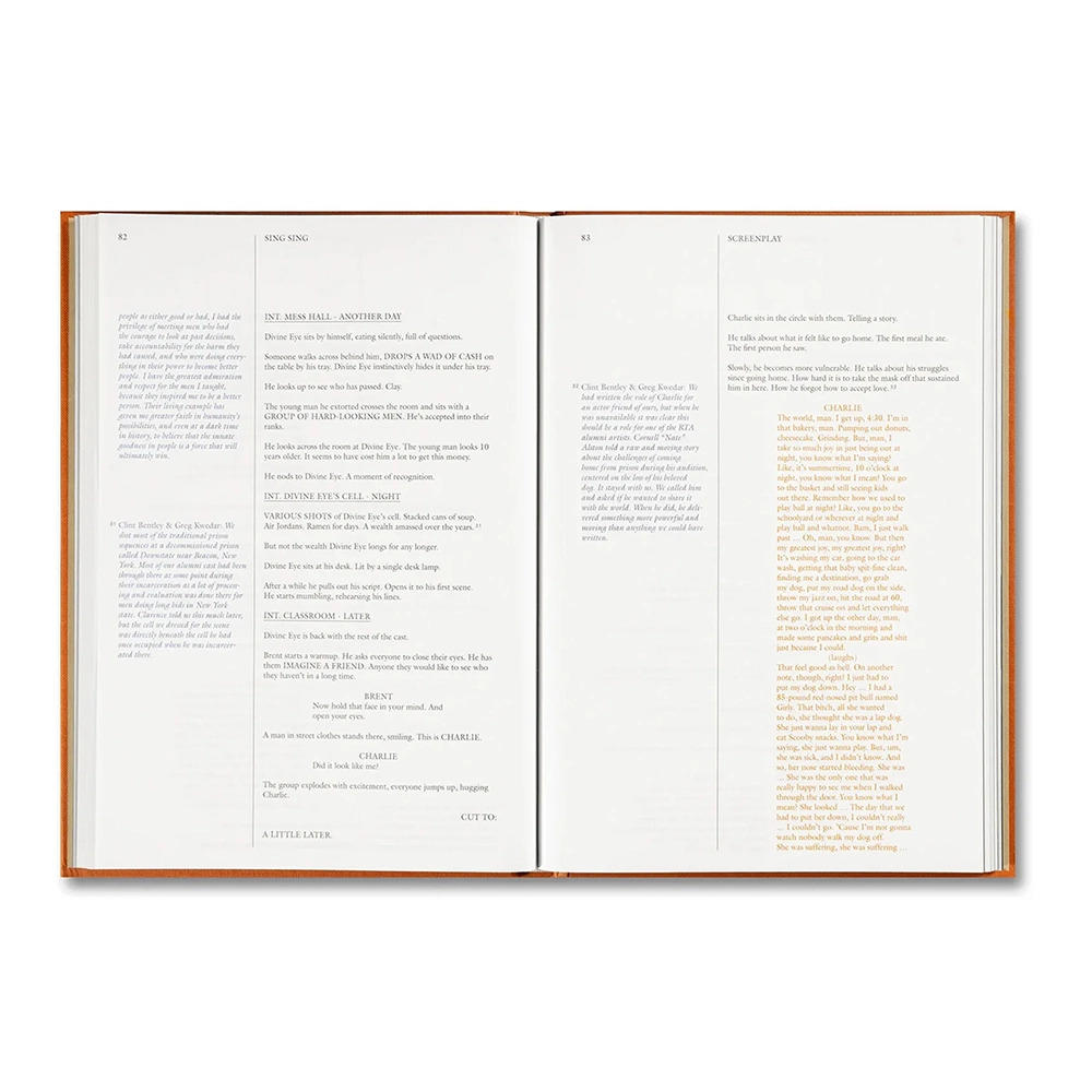【A24】SING SING SCREENPLAY BOOK by Greg Kwedar（グレッグ・クウェダー）　作品集