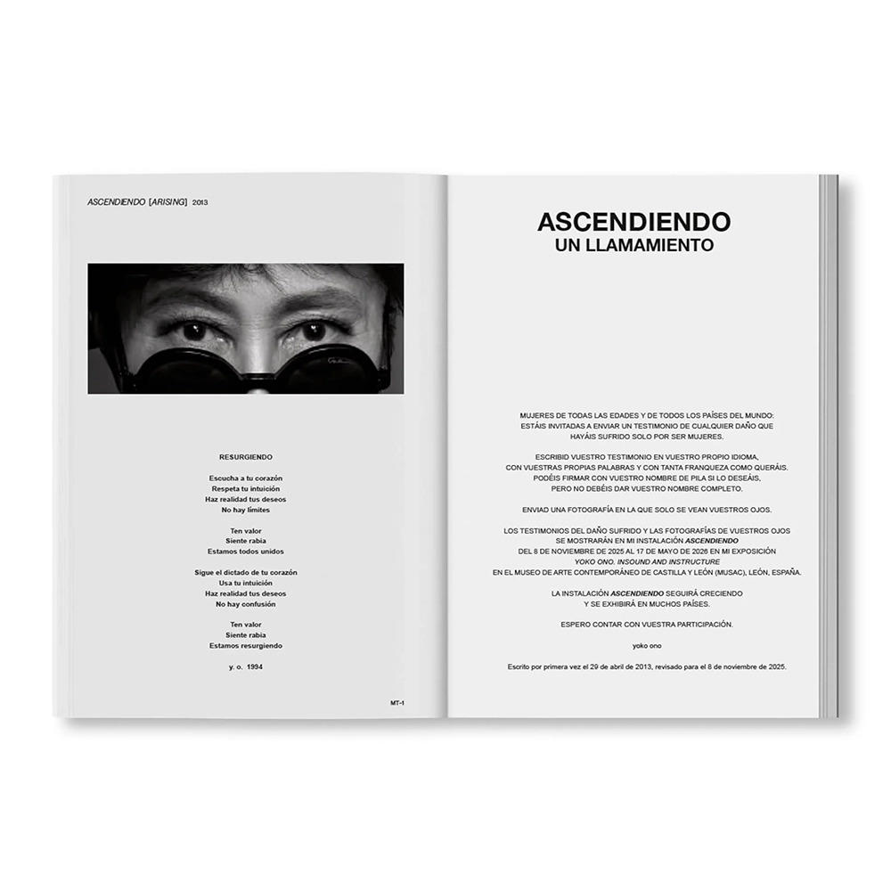 INSOUND AND INSTRUCTURE by Yoko Ono（オノ・ヨーコ）　作品集