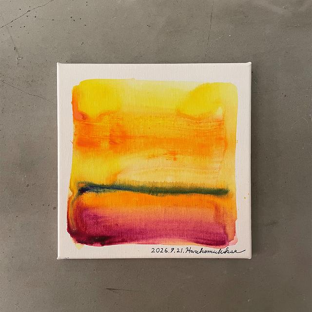 【予約｜道草晴子作品】Yellow and purple　※11月上旬以降の発送予定