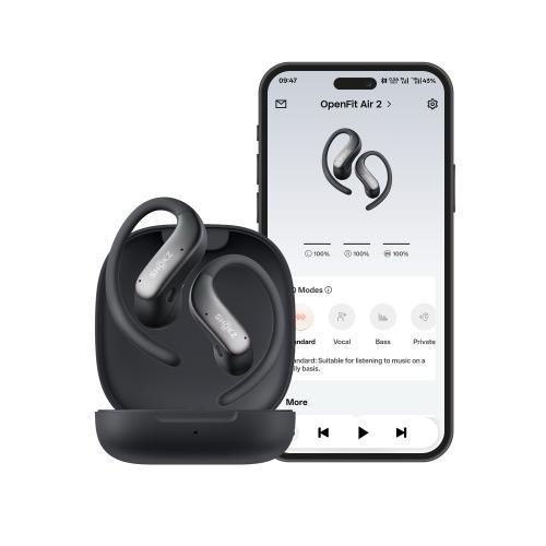 Shokz（ショックス） OpenFit Air2 ブラック イヤホン