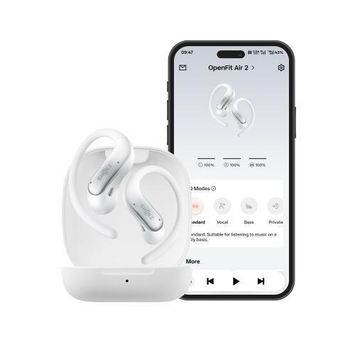 Shokz（ショックス） OpenFit Air2 ホワイト イヤホン