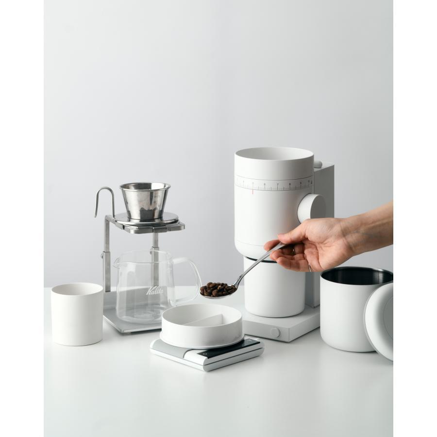 Fellow (フェロー) Opus 2 Conical Burr Grinder（オーパス2 コニカルバー グラインダー） White（ホワイト）
